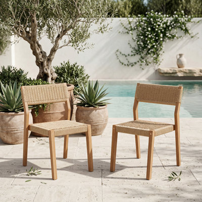 Outdoor Wicker Dining Chairs
