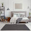 Myshaggy Collection Rugs Solid Design in Dark Grey-925761092