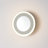 1-Light Minimalist Round LED Wall Sconce