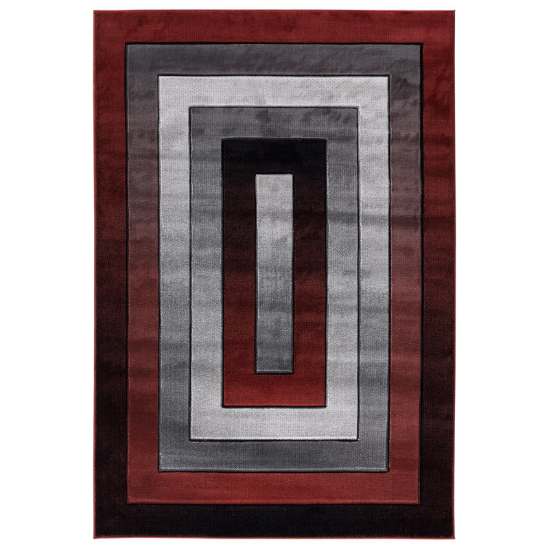 Antwonne Geometric Indoor Rug, Rectangle 9'6" x 13'10"