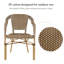 Fauteuil de salle à manger empilable avec coussin Fallis-1489721700-1489721707