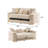 Sombir 72" Upholstered Sleeper Loveseat-1815995188