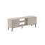 Frem Modern Curved TV Stand 2 Door Unit-120927440