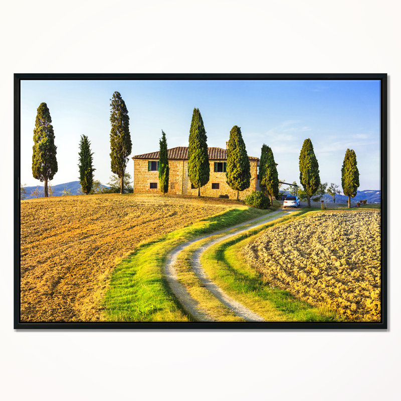«Tuscany Scenery Italy», photographie encadrée sur toile, H 16 po x l 32 po x P 1 po