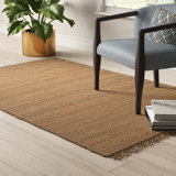 Handmade Flatweave Brown Area Rug