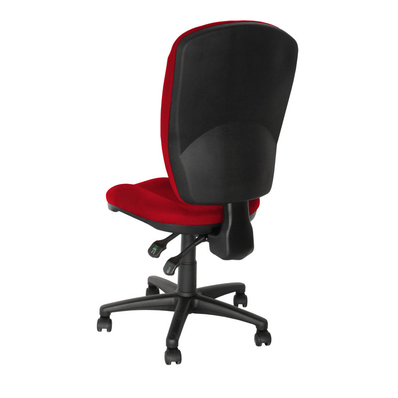 Office Chair, No armrests, Red