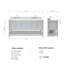 Magnolia Bath Vanity Rectangular Basin S073DCWRV-61345999-12012060