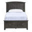 Lit simple (matelas non inclus), gris-361111091-361111092
