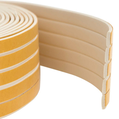 vidaXL Self-Adhesive Window Seal EPDM Foam Easy To Cut Grid-Pattern Strip Door