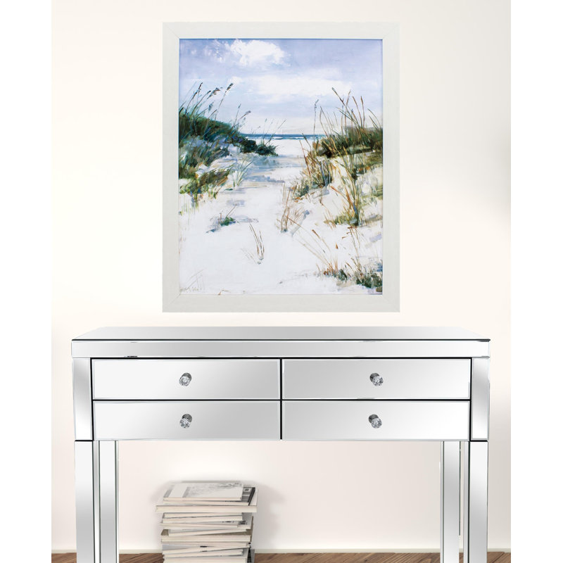 25" X 31" White Frame Dune View