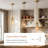 1-Light Modern Single Pendant with Adjustable Height