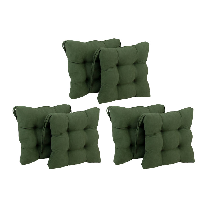 Coussin 6 pièces Red Barrel Studio®, Microfibre vert forêt