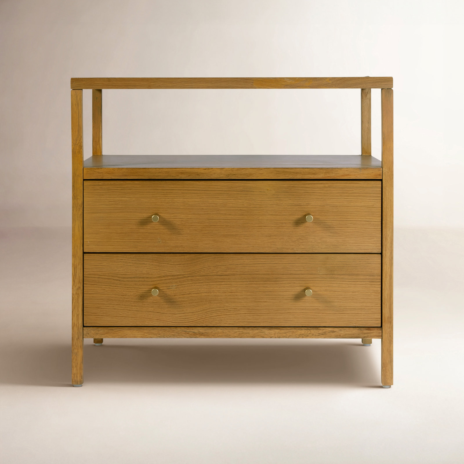 Sloane 2-Drawer Nightstand, Brown
