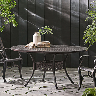 Outdoor Expandable Aluminum Dining Table