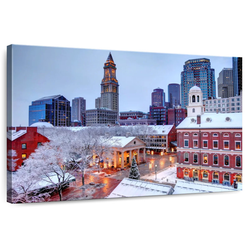 Boston Wintertime, H 16 po x l 24 po