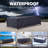 Heavy Duty Waterproof Patio Furniture Cover for Sofa & Table, Tear-Resistant 420D Oxford with Buckles, Dark Grey-1519706450