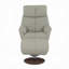 Chaise d'appoint Kandoro avec pivot et repose-pieds-1128691997