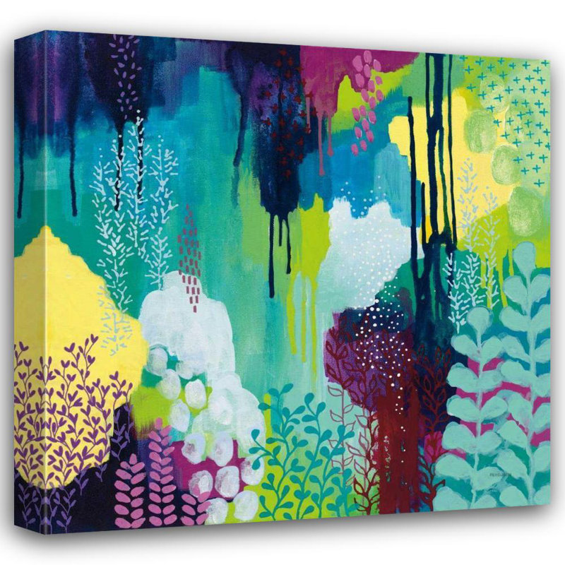 Bungalow Bungalow Rose, galerie d'art sur toile tendue Kathy, Jewel Forest I, H 36 po x l 36 po