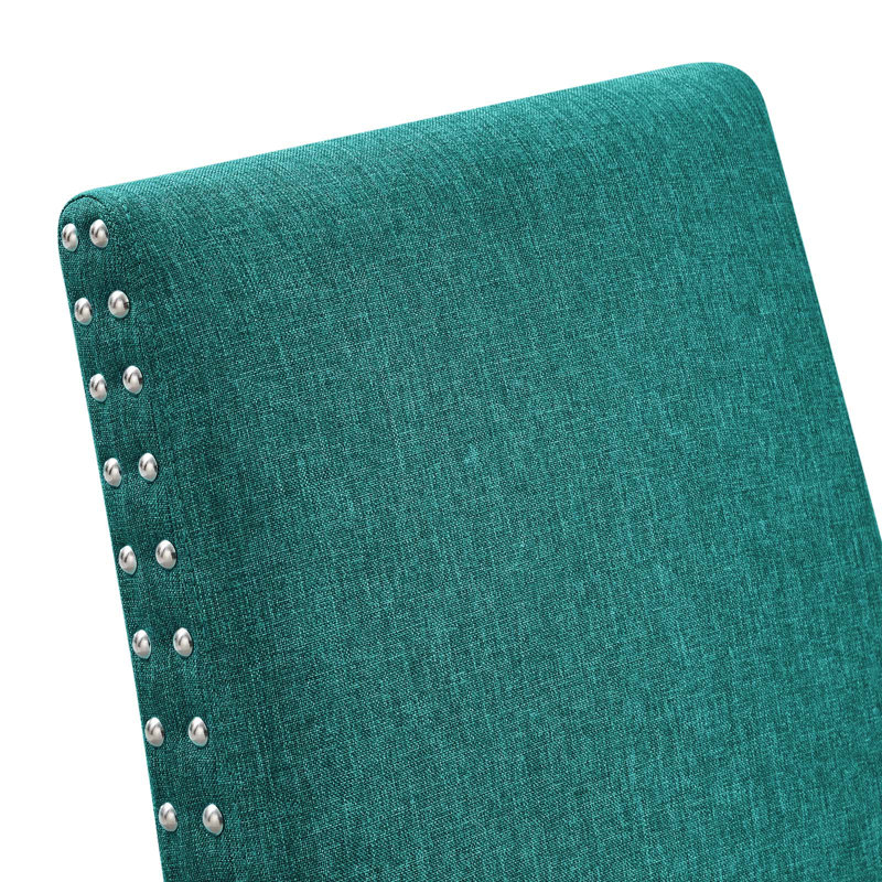 Modway Parcel Upholstered Parsons Dining Side Chair, Teal
