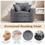 Fauteuil-lit d'intérieur surdimensionné avec repose-pieds-1692101329