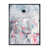 Toile avec cadre flottant noir