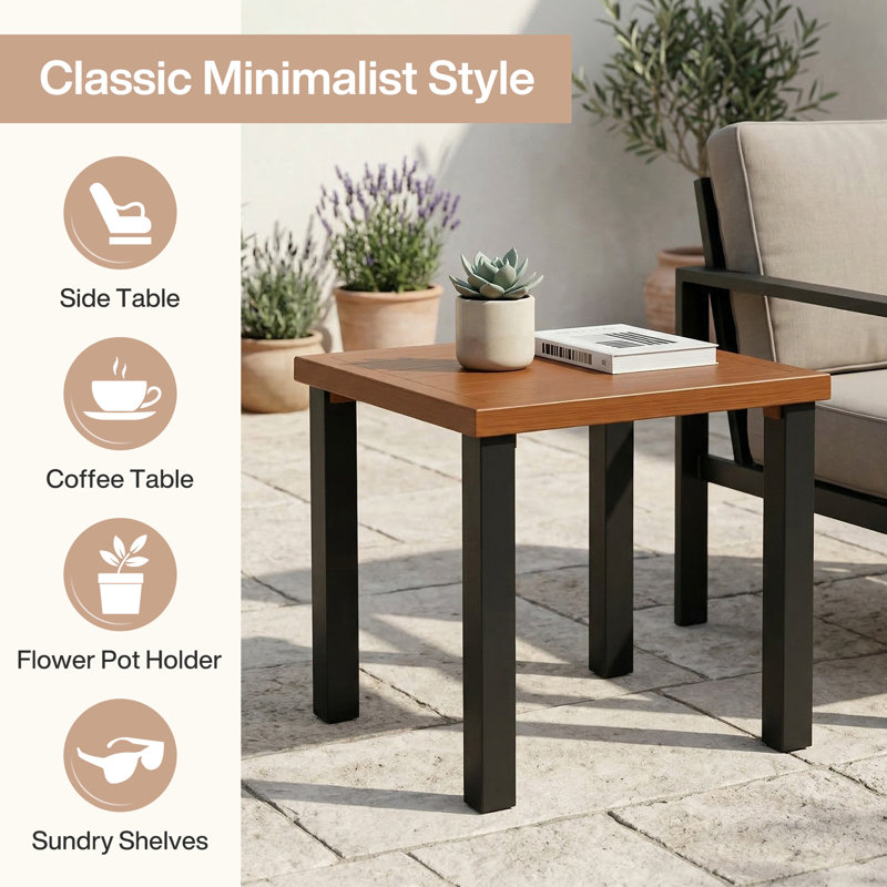 Square Outdoor Side Table