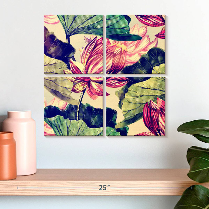 Harnek Waterlily Flower, 18'' H x 18'' W