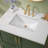 18 In. Rectangular Undermount Bathroom Sink Ceramic Vessel Vanity Lavatory Sink Basin In White With Overflow