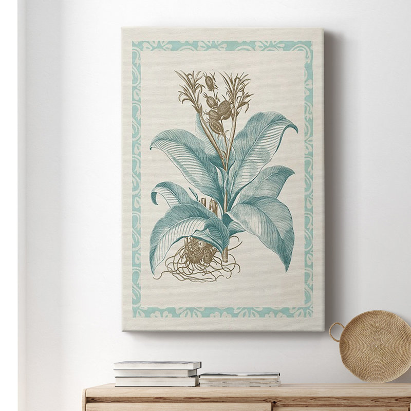 Saule bleu Besler III sur toile, H 18 po x l 12 po x P 1 po