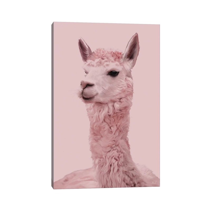 Lama 1 Piece Wrapped Canvas Wall Art, 66.04 cm H x 45.72 cm W x 3.175 cm D