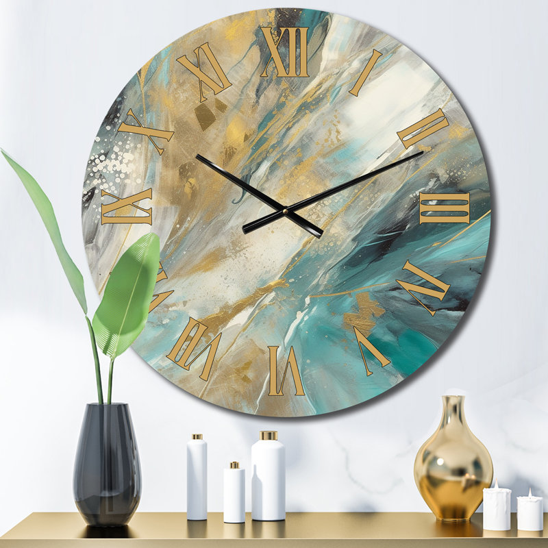 Horloge murale en métal Turend Serendipity, Moyenne