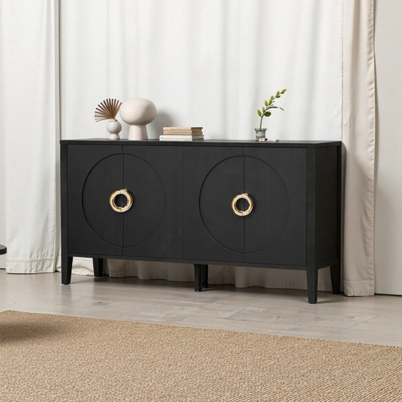 Buffet 59,8 po, Noir