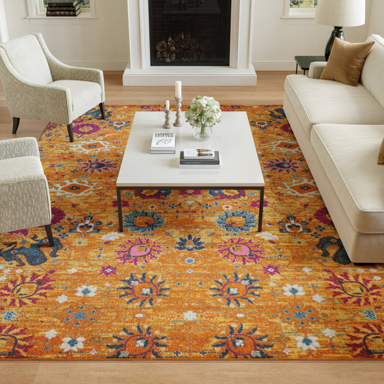 Justien Floral Area Rug