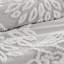 Édredon - Chenille de coton gris / blanc chaud / double lavable à la machine Shabby Chic-117409989-117409990