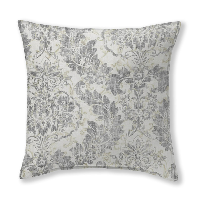 Housse de coussin carrée Bella/insert, 24" X 24", Brume