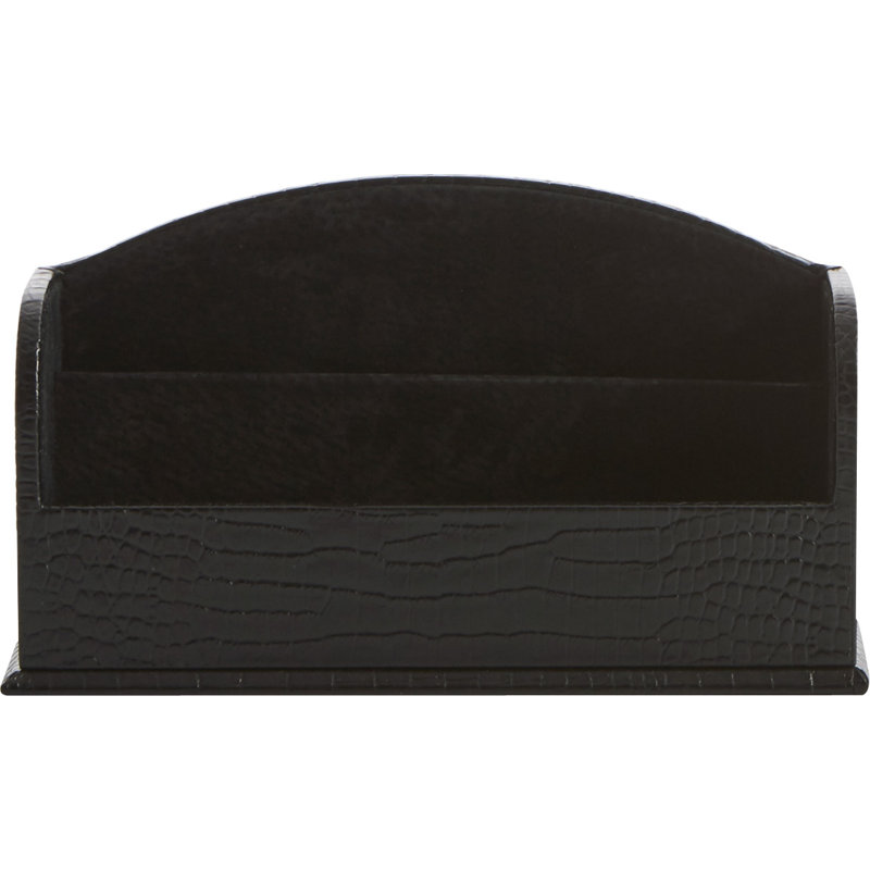 Porte-lettres en cuir Arispe Croco