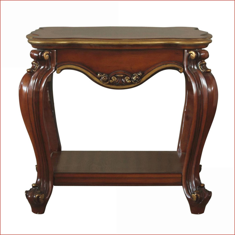 Table basse Honey Oak avec pieds Queen Anne - Style classique & amp; Rangement supplémentaire pour le salon