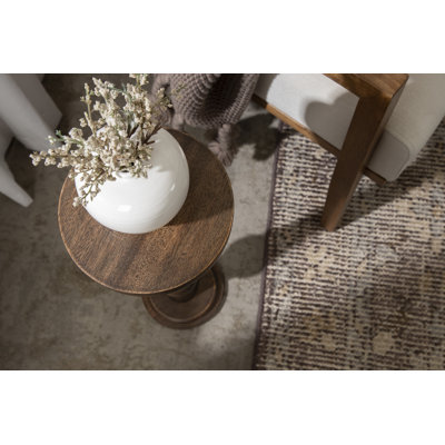 Anike Solid Wood End Table