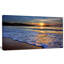 «Calm Seashore with Blue Waves», reproduction de photo sur toile tendue-19410996