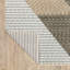 Tapis beige / gris à motif géométrique industriel Eidan-1680065463