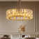 Zanai 19.7'' Dimmable Crystal Bladeless Ceiling Fan with Remote Control and Light Kit