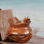 Handmade Solid Wood Table Vase