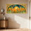 Ensemble de 3 reproductions d'art sur toile, "Fantasy & Sci-Fi Sunset Iris Garden"