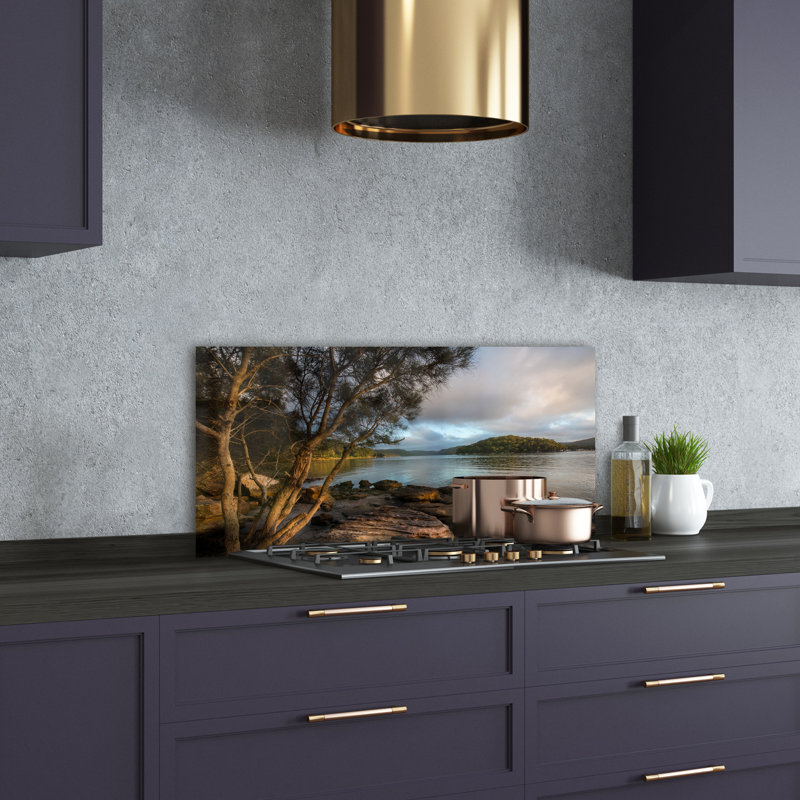 50cm W x 100cm L Glass Peel and Stick Panel