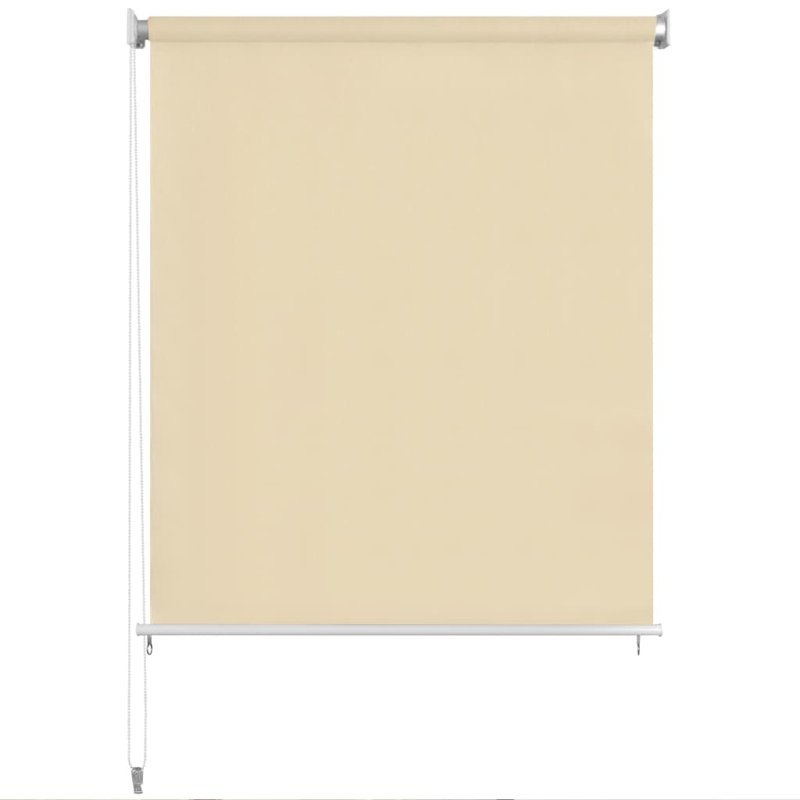 Store à enroulement à enroulement avec cordon de traction, Crème, crème, L 86,6 po x L 90,6 po