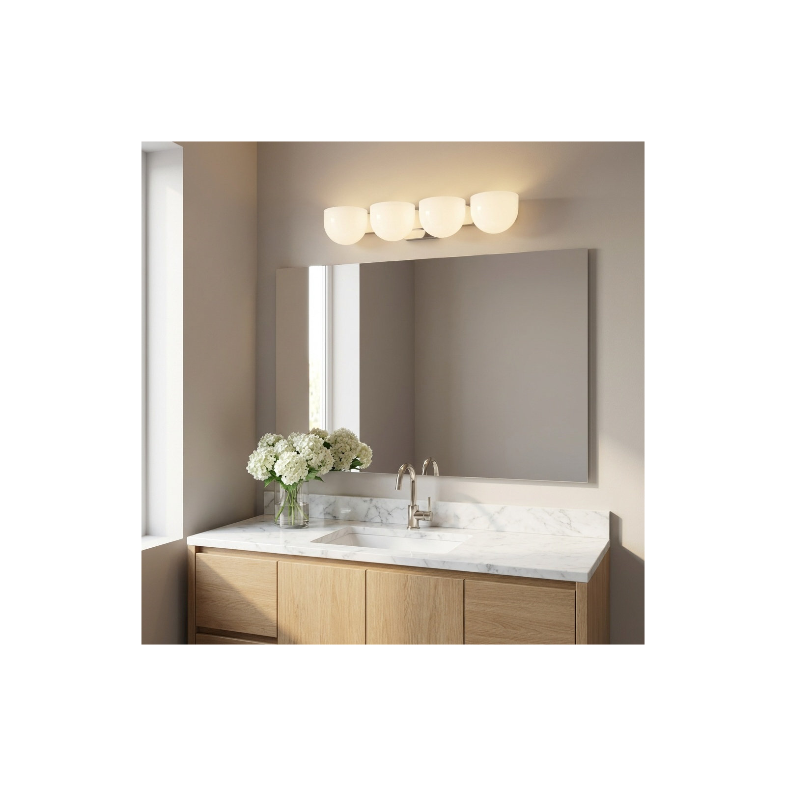 Cheverny Bath Sconce, Polished Nickel, 4