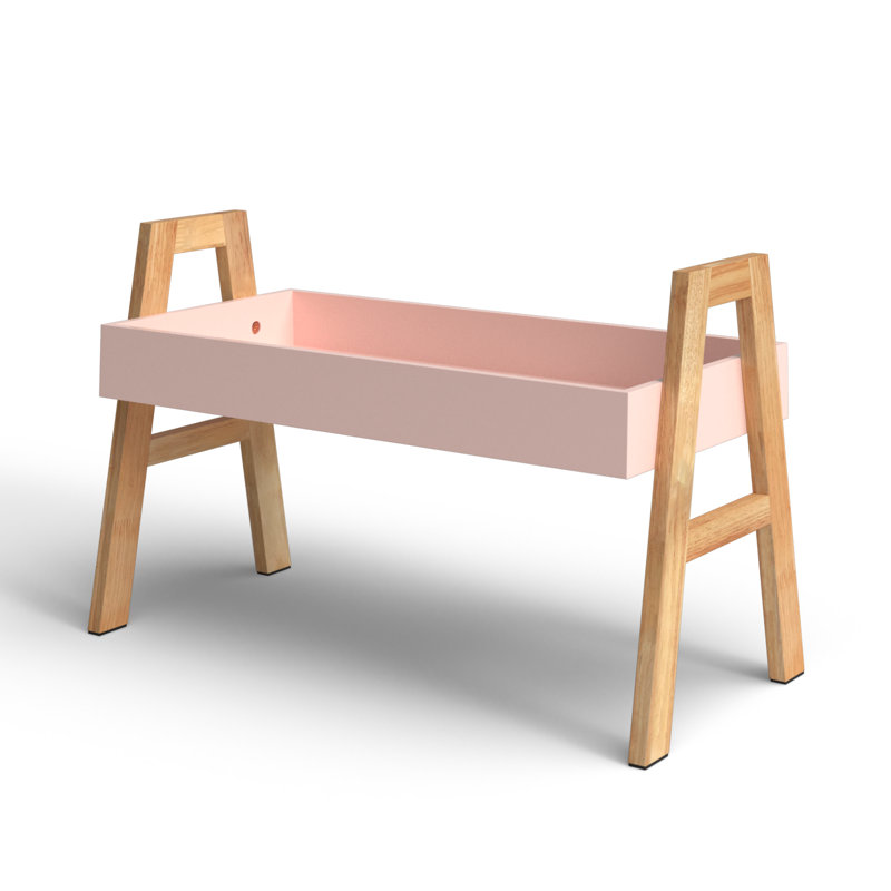 Ahmed 16" H x 25.75" W Etagere Bookcase, Pink