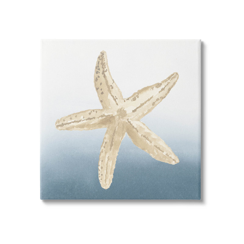 «Summer Beach Life Starfish» par Lucille Price, H 17 po x l 17 po x P 1,5 po