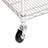36'' W 5-Tier NSF-Certified Steel Shelving with Wheels