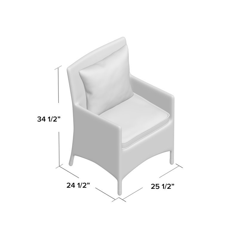 Fauteuil Sunbrella Modway, Toile Sunbrella® beige antique